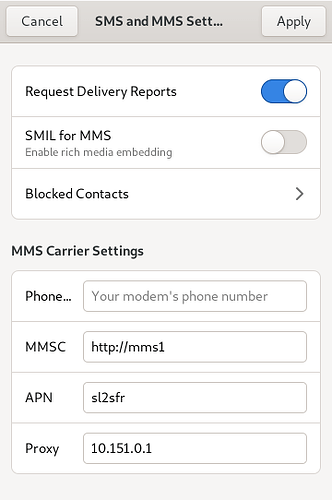 MMS Settings