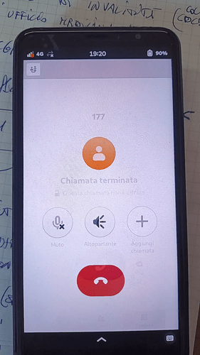 Start test call 2