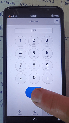 Start test call 1
