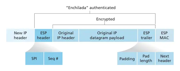 IPsec datagram format